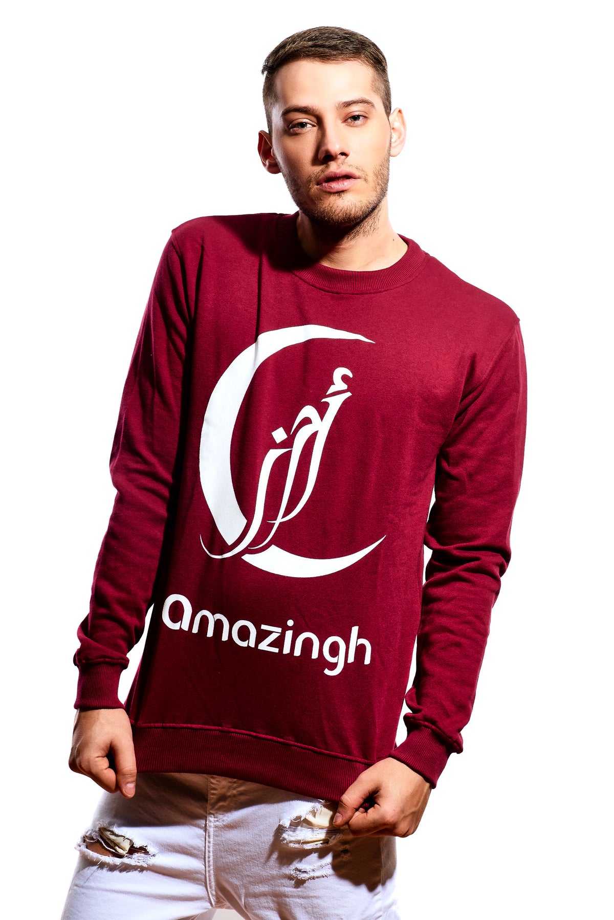 SUDADERA DE LOGO BLANCO
