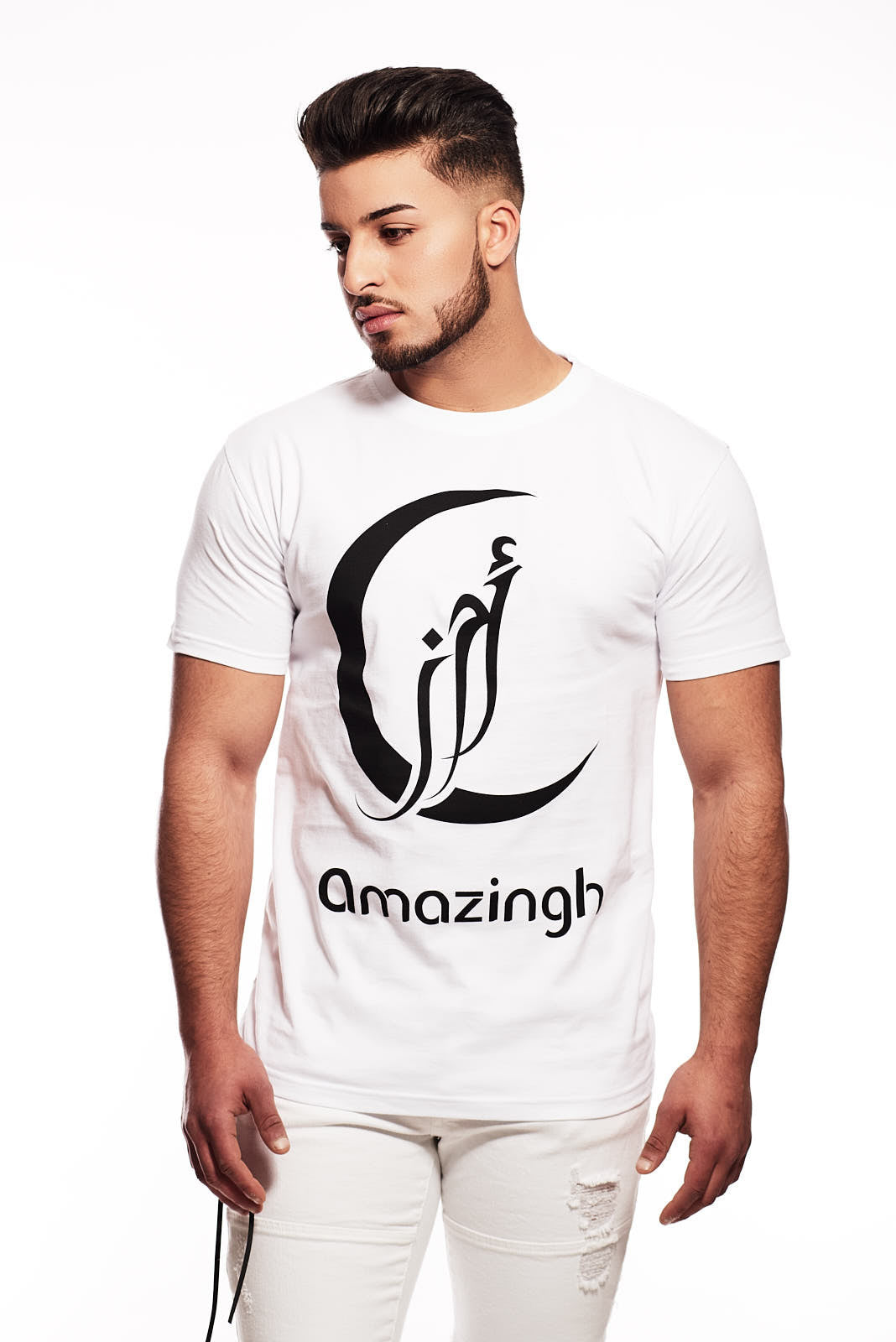 CAMISETA DE LUNA EN NEGRO